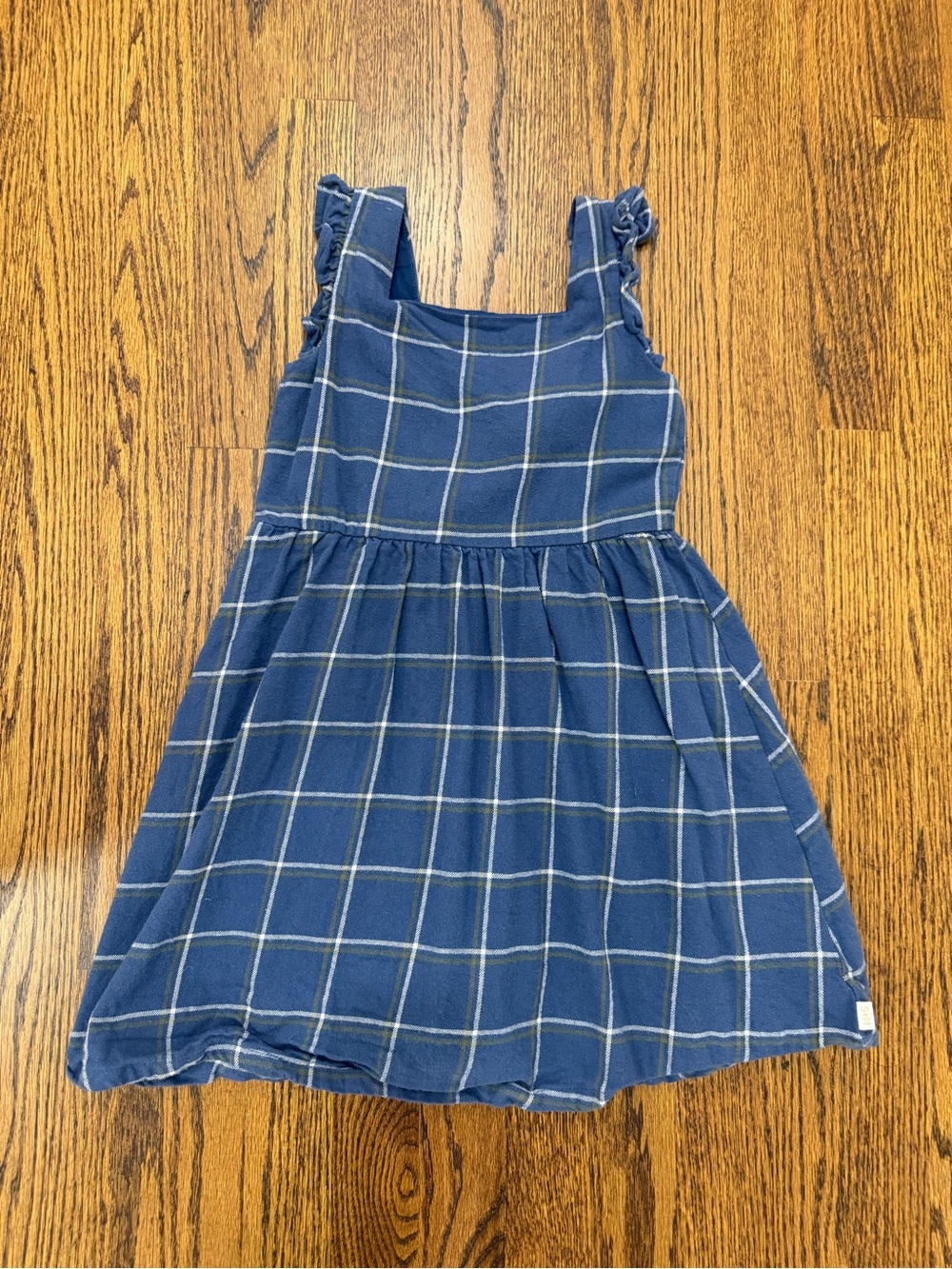 Sammy + Nat Navy Plaid Girls' Sundress